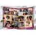 Red Roses Funeral Program 11x17" 8 pages,Red Roses Memorial Service Program,(16f)